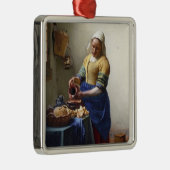 The Milkmaid, c.1658-60 (olie op canvas) Metalen Ornament (Rechts)
