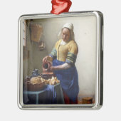 The Milkmaid, c.1658-60 (olie op canvas) Metalen Ornament (Links)