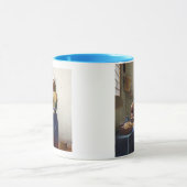 The Milkmaid, c.1658-60 (olie op canvas) Mok (Midden)