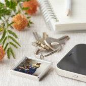 The Milkmaid, c.1658-60 (olie op canvas) Sleutelhanger (Zijkant)