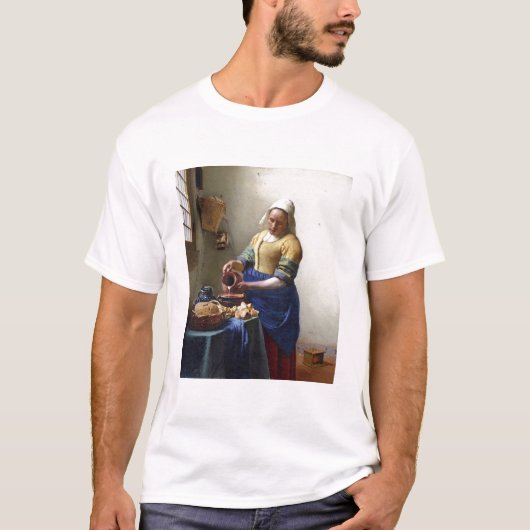 The Milkmaid, c.1658-60 (olie op canvas) T-shirt (Voorkant)