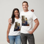 The Milkmaid, c.1658-60 (olie op canvas) T-shirt (Unisex)
