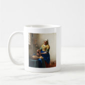The Milkmaid, Custom gifts. Painting by Vermeer Koffiemok (Links)
