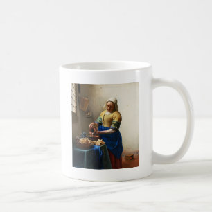 The Milkmaid, Custom gifts. Painting by Vermeer Koffiemok
