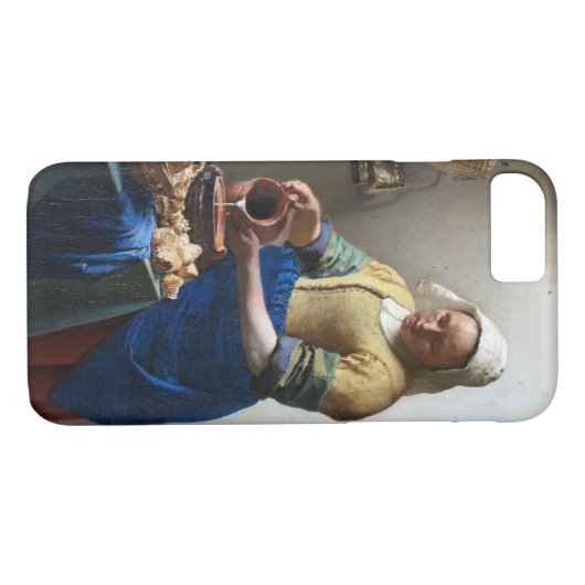 The Milkmaid, Johannes Vermeer, 1657-1658 Case-Mate iPhone Case (Achterkant (Horizontaal))