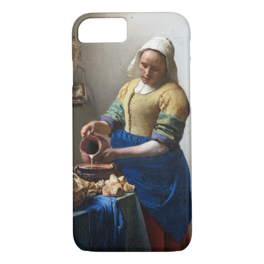 The Milkmaid, Johannes Vermeer, 1657-1658 Case-Mate iPhone Case (Achterkant)