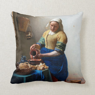 The Milkmaid, Johannes Vermeer, 1657-1658 Kussen