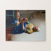 The Milkmaid, Johannes Vermeer, 1657-1658 Legpuzzel (Horizontaal)