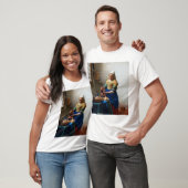 The Milkmaid, Johannes Vermeer, 1657-1658 T-shirt (Unisex)