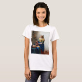 The Milkmaid, Johannes Vermeer, 1657-1658 T-shirt (Voorkant volledig)