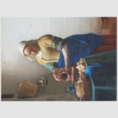 The Milkmaid, Johannes Vermeer, 1657-1658 Tissuepapier (Voorkant)