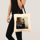 The Milkmaid, Johannes Vermeer, 1657-1658 Tote Bag (Voorkant (product))