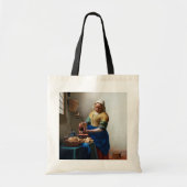 The Milkmaid, Johannes Vermeer, 1657-1658 Tote Bag (Voorkant)