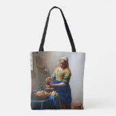 The Milkmaid, Johannes Vermeer, 1657-1658 Tote Bag (Achterkant)
