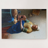 The Milkmaid, Johannes Vermeer Legpuzzel (Horizontaal)