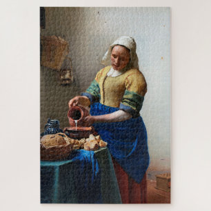 The Milkmaid, Johannes Vermeer Legpuzzel