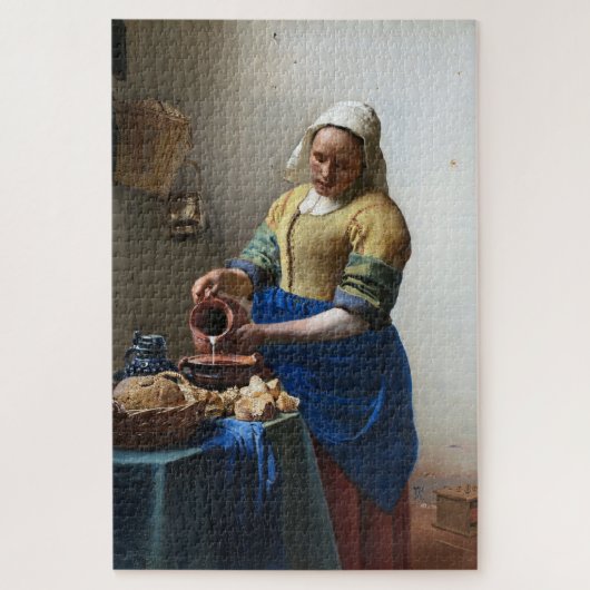 The Milkmaid, Johannes Vermeer Legpuzzel (Verticaal)