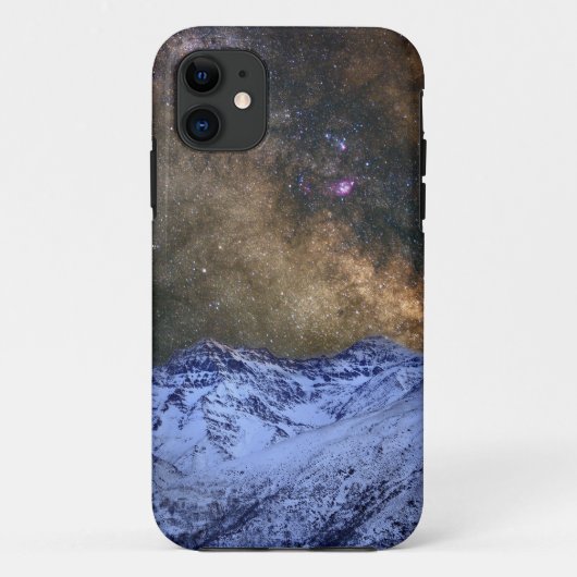 The milky way over the high mountains Case-Mate iPhone case (Achterkant)