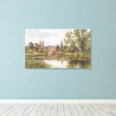 The Millpond, 1901 (olie op doek) Canvas Afdruk (Insitu (Houten vloer))