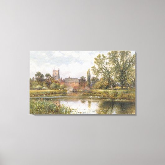 The Millpond, 1901 (olie op doek) Canvas Afdruk (Voorkant)