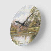 The Millpond, 1901 (olie op doek) Ronde Klok (Hoek)