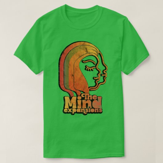 The Mind Expansions 70s psychedelische rock T-shirt (Design voorkant)