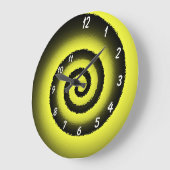 The Mindgoop spiral wall clock Grote Klok (Hoek)