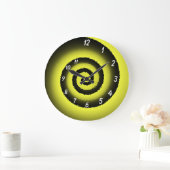 The Mindgoop spiral wall clock Grote Klok (Huis)
