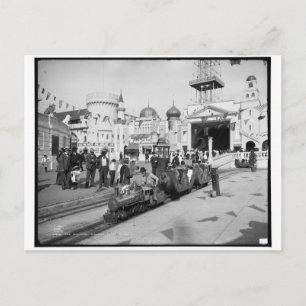 The Miniature Railway, Coney Island, N.Y. c1905 Briefkaart
