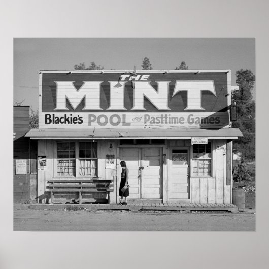 The Mint Pool Hall, 1940 Poster (Voorkant)