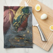 The Minx (by John Collier) Theedoek (Quarter Fold)