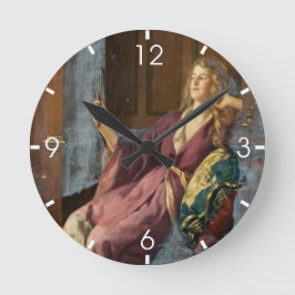 The Minx (door John Collier) Ronde Klok