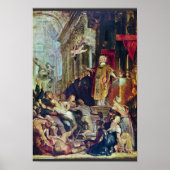The Miracles Of St. Ignatius Of Loyola By Rubens Poster (Voorkant)