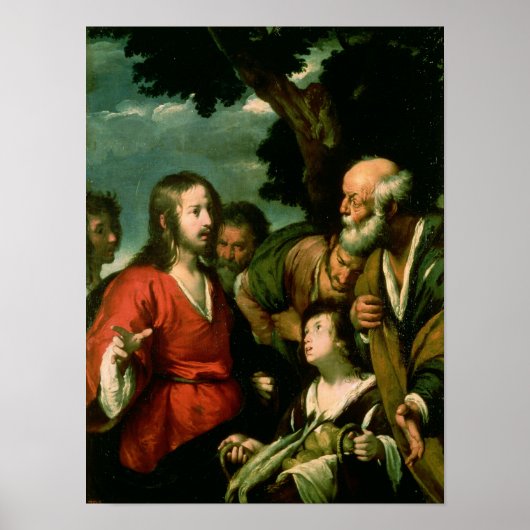 The Mirakel of the Loaves and Fishes, c.1630 Poster (Voorkant)