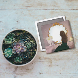 The Mirror II - Sitting in Piece Magneet