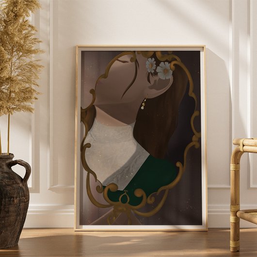 The Mirror III - A Girl Half Hidden Poster