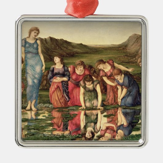 The Mirror of Venus, 1870-76 (olie op canvas) Metalen Ornament (Voorkant)