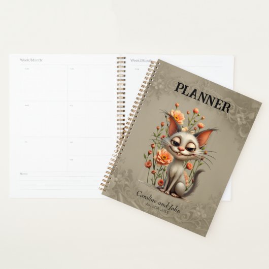 The mischievous cat  planner (Display)