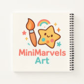 The Mischievous Story Painter Notebook Notitieboek (Achterkant)