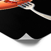 The Missing Link Sausage Smile BBQ Party Fun Poster (Hoek)