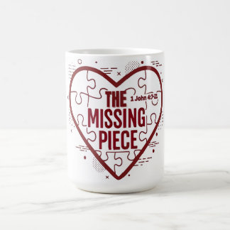 The Missing Piece – Faith Heart Design Koffiemok