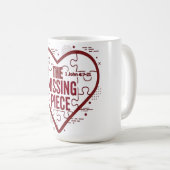 The Missing Piece – Faith Heart Design Koffiemok (Voorkant rechts)