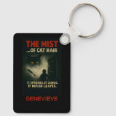 The Mist of Cat Hair Horror Parody Sleutelhanger (Achterkant)