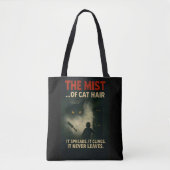 The Mist of Cat Hair Horror Parody Tote Bag (Voorkant)