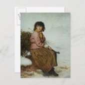 The Mistletoe Gatherer, 1894 Briefkaart (Voorkant / Achterkant)