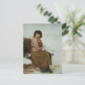 The Mistletoe Gatherer, 1894 Briefkaart (Staand voorkant)