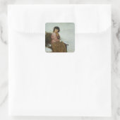 The Mistletoe Gatherer, 1894 Vierkante Sticker (Tas)