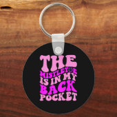 The Mistletoe Is In My Back Cket , Christmas  Sleutelhanger (Voorkant)