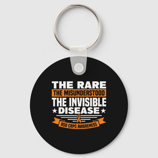 The Misunderstood The Invisible Disease Rsd Crps A Sleutelhanger (Voorkant)