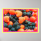 "The Mix of Berries" Cute Photo. Bestel nu Poster (Voorkant)